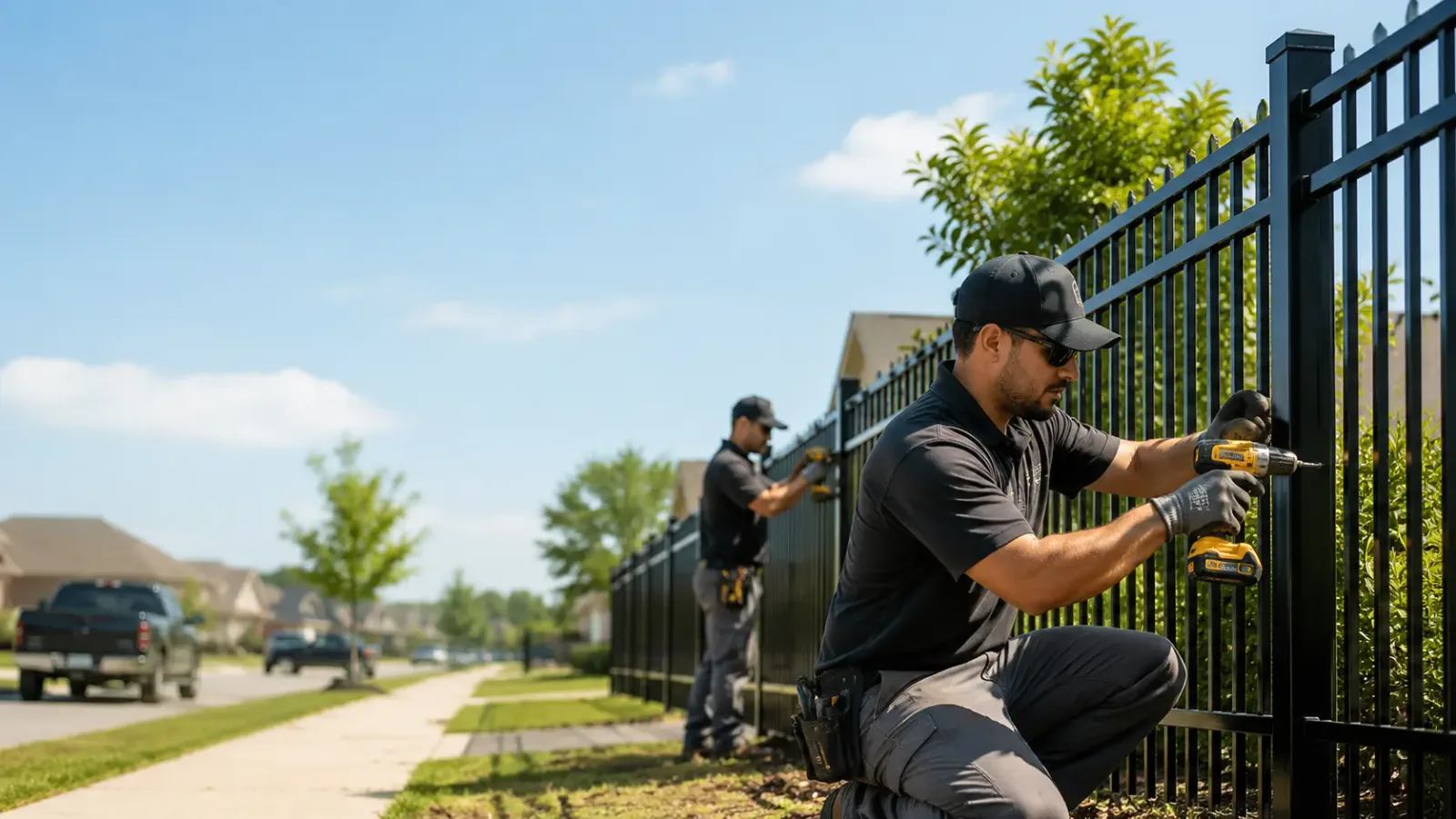 Metal Fence Installation in Hydes, MD